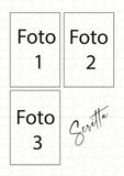 Puzzle Personalizzato "Collage 3 foto e scritta"