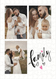 Puzzle Personalizzato "Collage 3 foto e scritta"