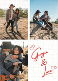 Puzzle Personalizzato "Collage 3 foto e scritta"