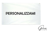 BANDIERA BIANCA PERSONALIZZATA 70 100 cm in poliestere senza asta