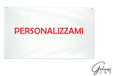 BANDIERA BIANCA PERSONALIZZATA 70 100 cm in poliestere senza asta
