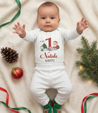 Body per Neonato "Il mio Primo Natale" personalizzato con Nome Neonato