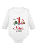 Body per Neonato "Il mio Primo Natale" personalizzato con Nome Neonato