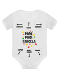 Body divertente neonato Festa del Papà puoi farcela - istruzioni per il papà