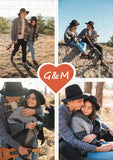 Puzzle Personalizzato "Collage Cuore Centrale"