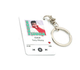 Portachiavi Spotify in Alluminio Personalizzato con Foto e Canzone