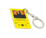 Portachiavi Spotify in Alluminio Personalizzato con Foto e Canzone