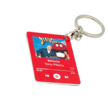 Portachiavi Spotify in Alluminio Personalizzato con Foto e Canzone