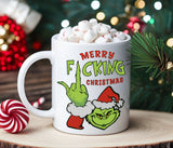 Tazza Natalizia Grinch Merry F*cking Christmas