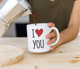 Tazza "I Love You" con Cuoricino