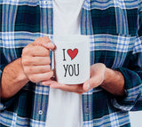 Tazza "I Love You" con Cuoricino