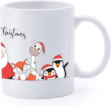 Tazza Natalizia Merry Chirstmas con Simpatici Personaggi