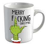 Tazza Natalizia Merry F*cking Christmas e Dito Medio Grinch