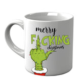 Tazza Merry F*cking Christmas e Dito Medio Grinch