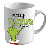 Tazza Merry F*cking Christmas e Dito Medio Grinch