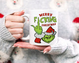 Tazza Natalizia Grinch Merry F*cking Christmas