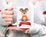 Tazza Natalizia con Nome e Renna