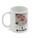 Tazza Spotify personalizzata con Foto e Canzone