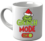 Tazza Natalizia Grinch Mode On