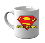 Tazza "Super Mamma" con logo di Superman in Ceramica