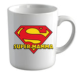 Tazza "Super Mamma" con logo di Superman in Ceramica