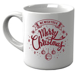 Tazza Natalizia We Wish You a Merry Chirstmas