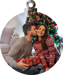 Pallina di Natale in Legno Personalizzata