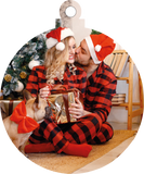 Pallina di Natale in Legno Personalizzata