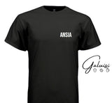 T-SHIRT ANSIA uomo donna 100% COTONE tshirt maglietta