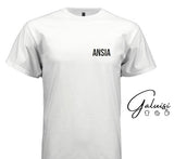 T-SHIRT ANSIA uomo donna 100% COTONE tshirt maglietta