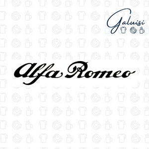 Adesivo Alfa Romeo Scritta