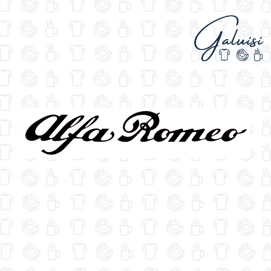 Adesivo Alfa Romeo Scritta