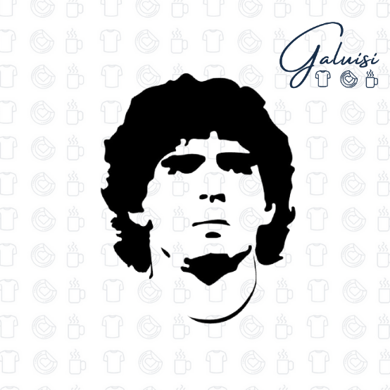 Adesivo Maradona Diego Armando D10S