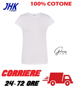 Maglietta Donna Maniche corte 100% cotone JHK estiva